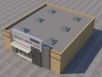 American Store  Market 3D model