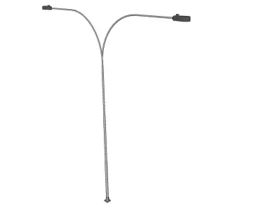 Lamp Post - Light Pole - Light Post - Street Light 02 3D model