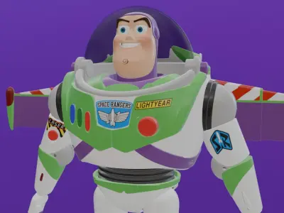 Buzz Lightyear 3D Model - High-Quality Toy Story Character 3D model