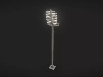 Stadium Lights Low-poly 3D model