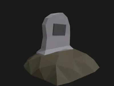 Halloween low poly cartoon Minipack Free low-poly 3D model