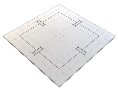 Space Station Floor - Medium 3D model