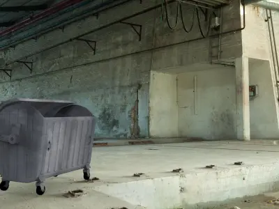 garbage container 3D model