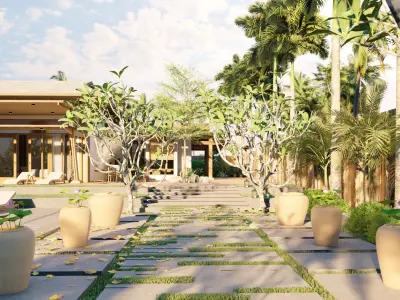 RIVER VILLA 3D model