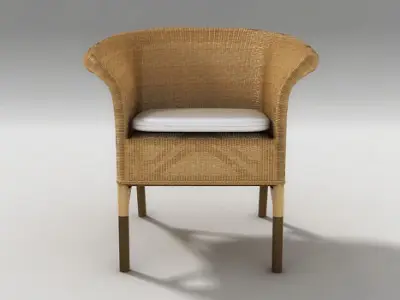 Armchair We 25 - 26 3D model