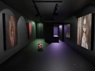 Horror Art Exhibition 3D model