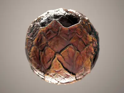 10 Materials Skin Dragon Seamless PBR Volume 20 Texture