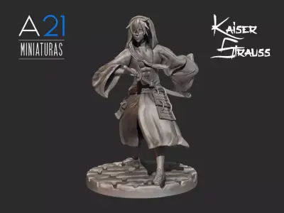 Kaiser Staruss Samurai 3D Model 3D print model