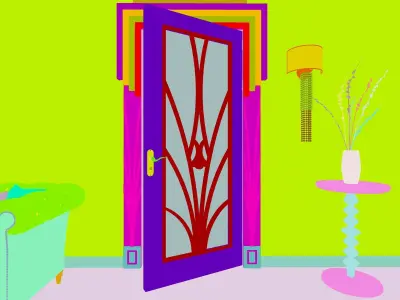 DOOR MODERN 3D model purchase