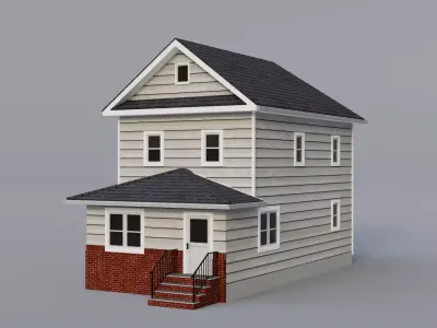 Low Poly House 29 Low-poly 3D model