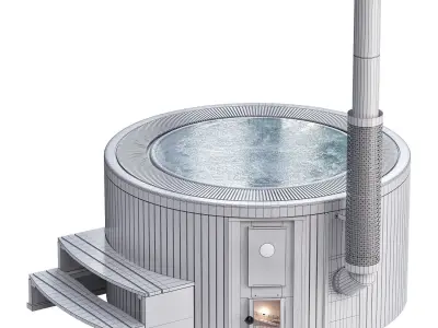 Jacuzzi showers 3D model