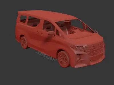 Toyota Alphard Mk3 2015 3D print model