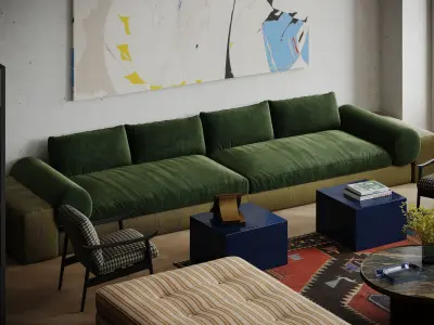 Interior Scene 3D model order