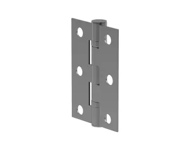 Matt Black Hinge 3D model