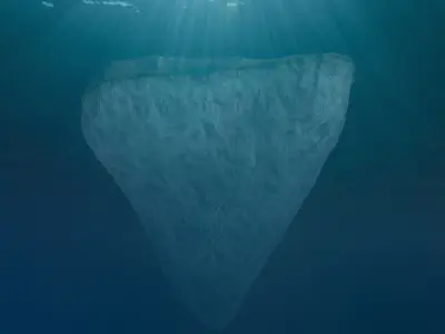 Tabular Iceberg 3D model