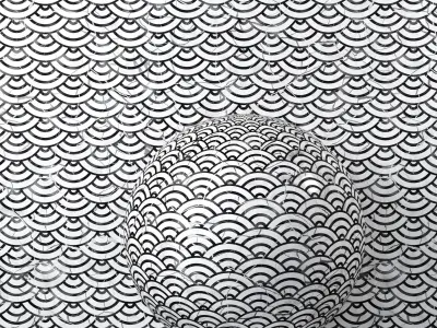 4K Black - White Marble - 3 Patterns - Seamless PBR Textures Texture