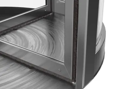 Revolving door Dorma Crane 2000 3D model