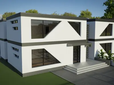 Modern house 3D model