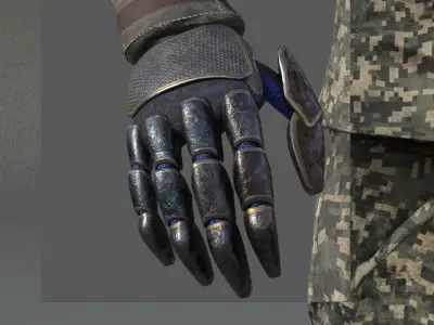 Robot Soldier Low-poly 3D model purchase