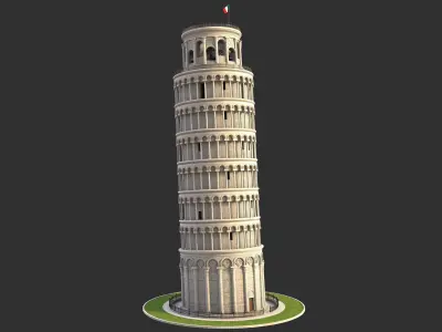 Tower of Pisa 3D model