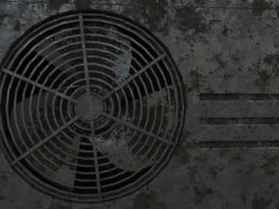 Air Conditioner Low-poly 3D model Low-poly 3D model