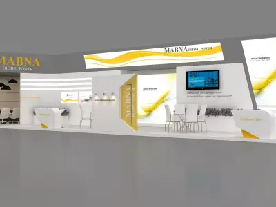 3D Exhibition Design 3D model