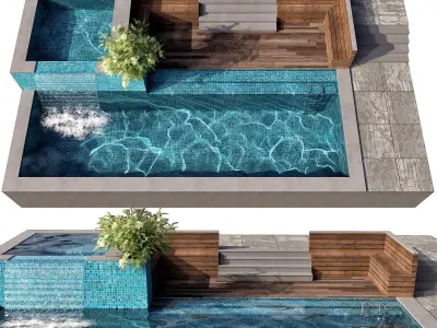 SWIMMING POOL NO66 A 3D model