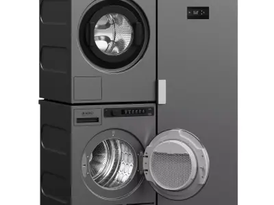 Washing machine tumble dryer and drying cabinet Asko 01 3D model