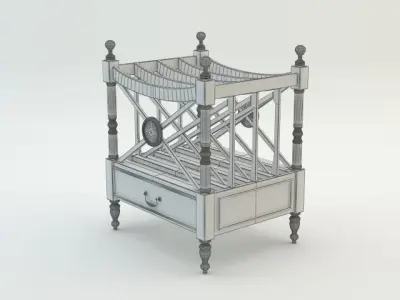 Kavelio Newspaper Rack 3D model