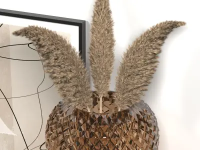 Decorative set 01 3D model 32