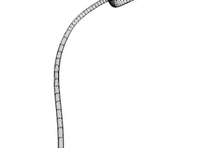 LED desk lamp 3D model