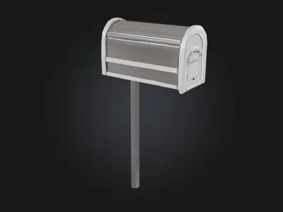 Mailbox Sentinel  Watchful Guardian of the Neighborhood 3D model