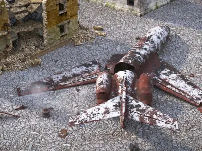  Rusty Business Jet Wreckage Crashed 