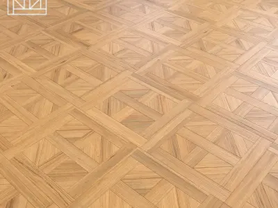 Parquet - Laminate - Wooden floor Low-poly 3D model 26