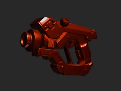Sci-Fi Gun 3D model
