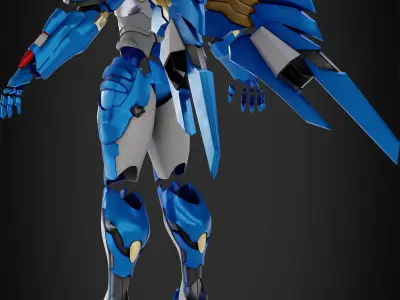 Overwatch 2 Pharah Armor for Cosplay 3D print model