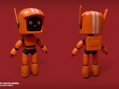  K-VRC Lowpoly 3D Model - Love Death and Robots Low-poly 3D model