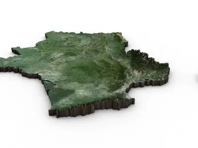 France map pack 3D model