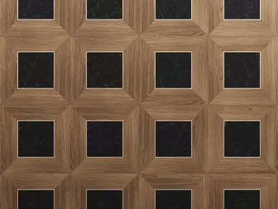 Aurum Mosaico Parquet By Heatwood 3D model