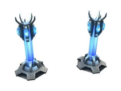 Rotating Organs - Battery 02 3D model