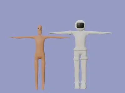 Low Poly Astronaut 3D model