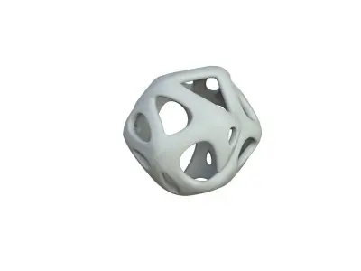SciFi Cube Object No 18714 Low Poly Shape Texture