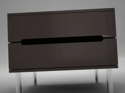 night table modern 3 Low-poly 3D model