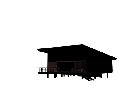 Rancho house model ArchViz Free 3D model