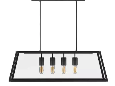Ceiling Lamp in Glass Cage 3D model