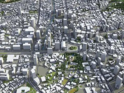 Seoul - Incheon - Airport 3D Model Pack