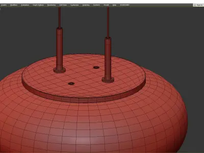 Johan Pendant Lamp Low-poly 3D model