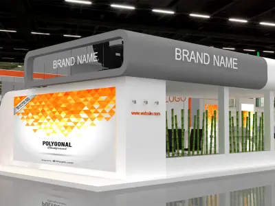 booth  3D model buy
