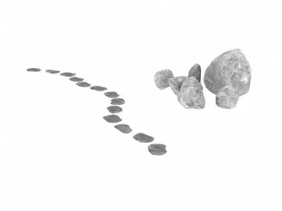 Garden Stones 3D model