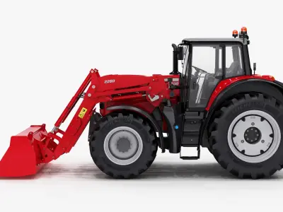  Tractor Utility with Front Loader and Tipping Trailer 